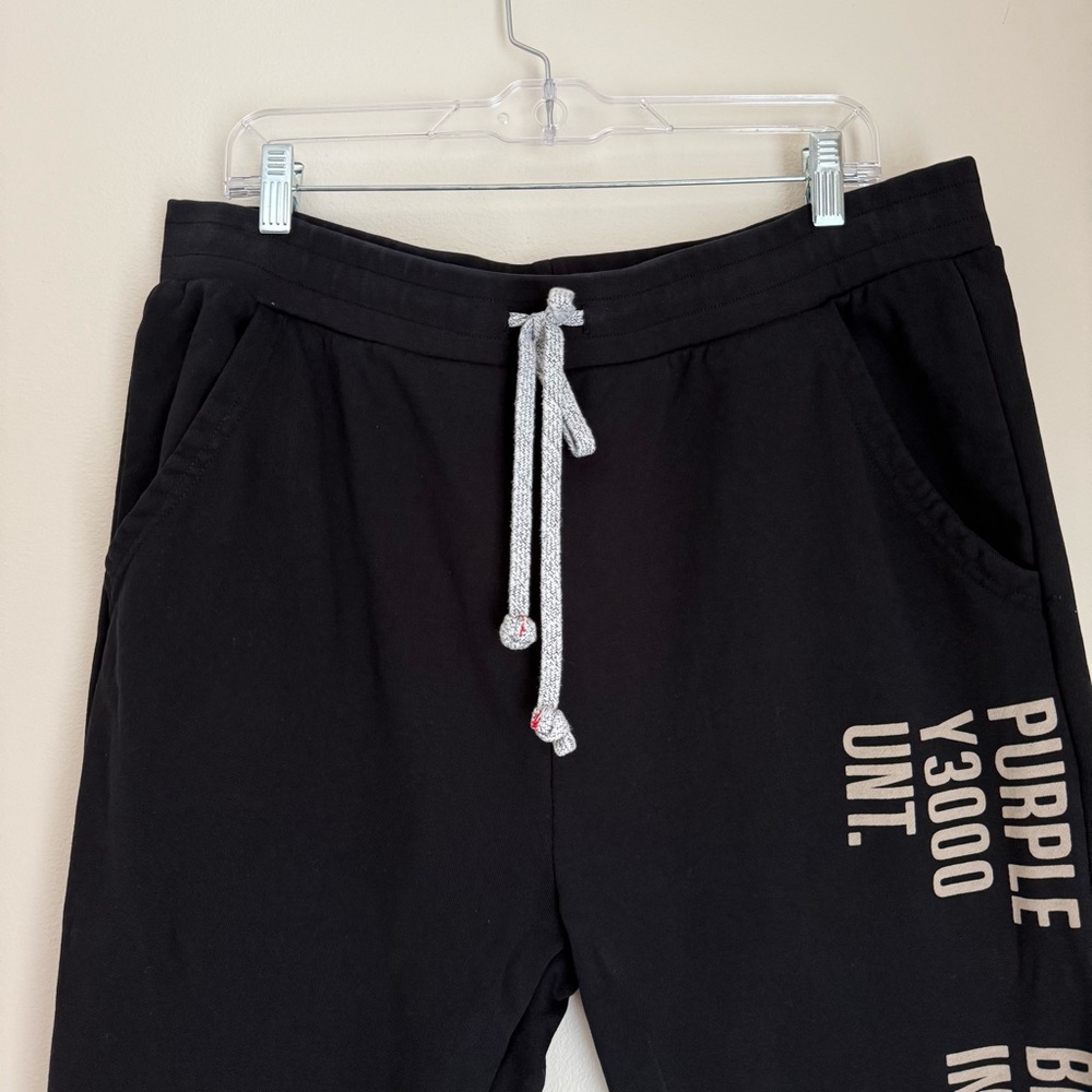 Purple Brand Sweatpant Joggers Black Size Men's XL Drawstring